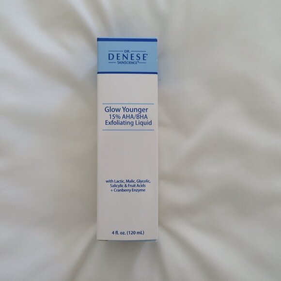 Dr. Denese Glow Younger Exfoliating Liquid  NWOT - Picture 2 of 4